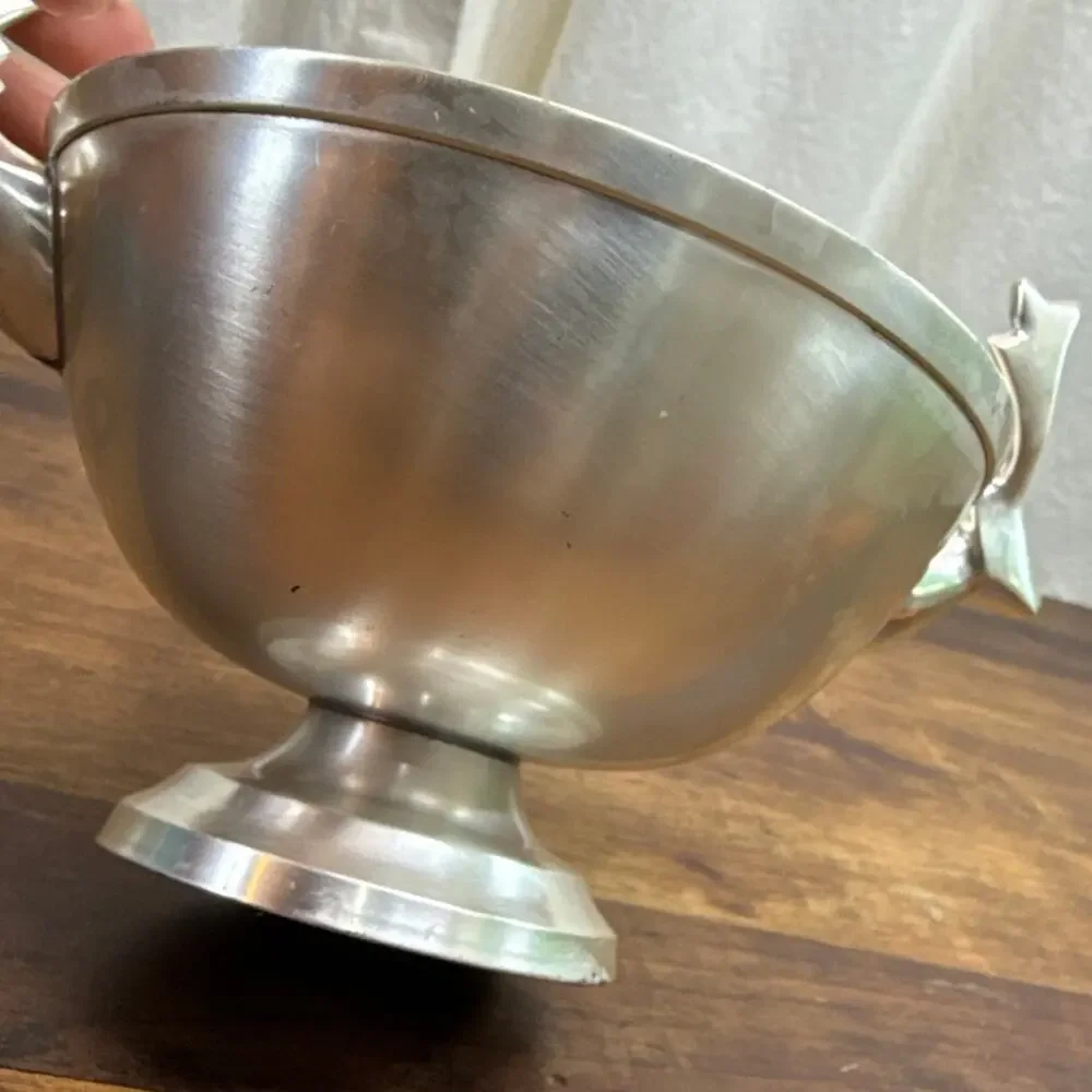 Crate and Barrel Metal Small Reindeer Candy Snack Bowl Christmas Holiday India